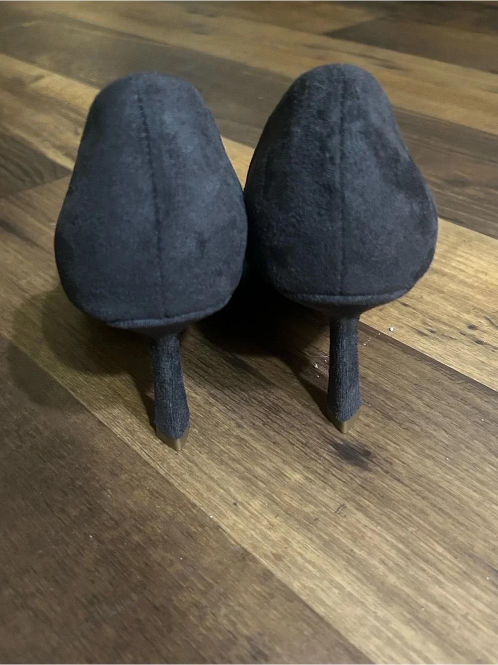 Steve Madden Dark Brown Suede Pointed-Toe Heels